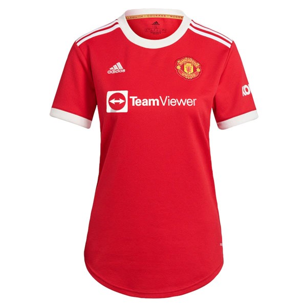 Tailandia Camiseta Manchester United 1st Mujer 2021-2022 Rojo